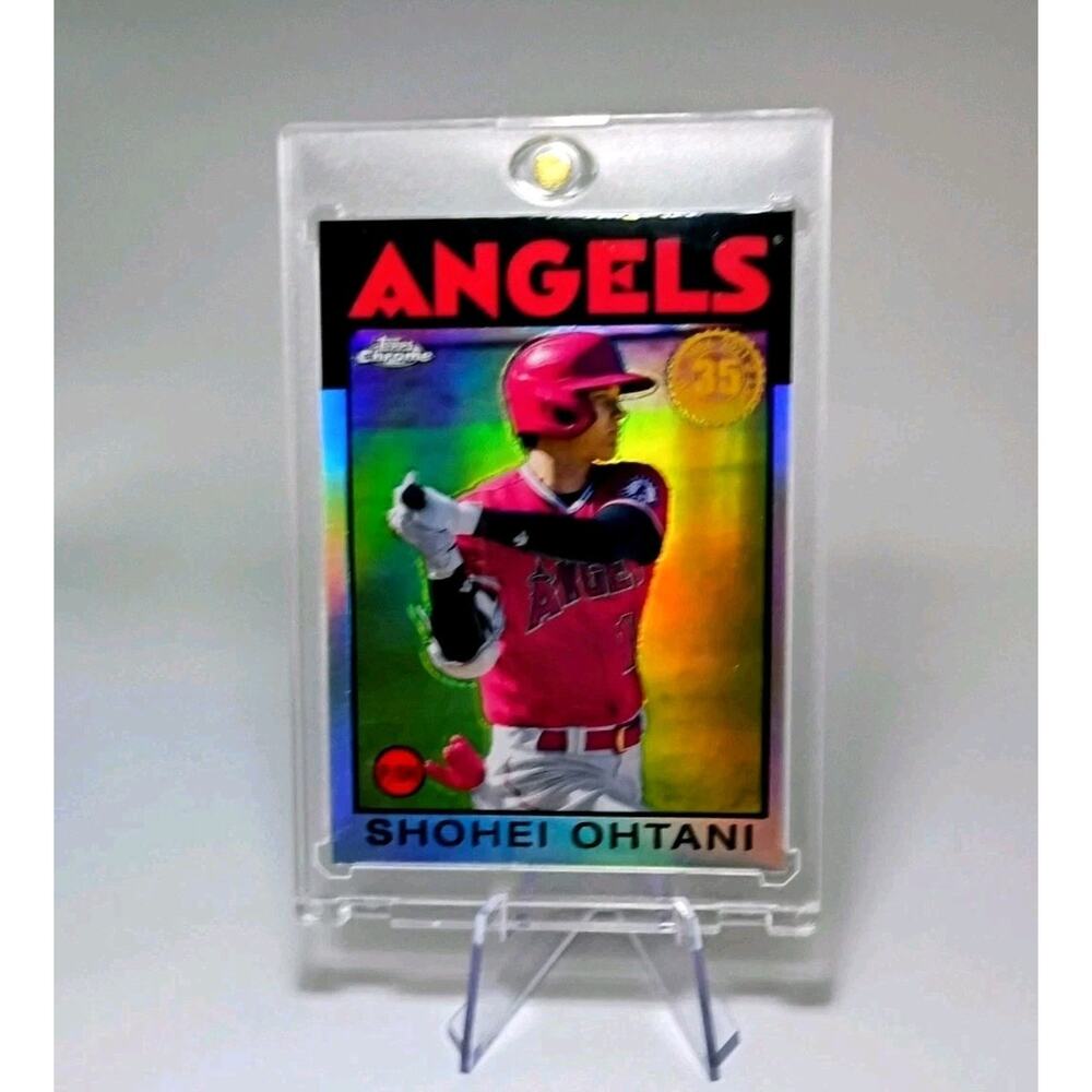 Shohei Ohtani 2021 Topps Chrome REFRACTOR 35th Anniversary Silver #86BC-9